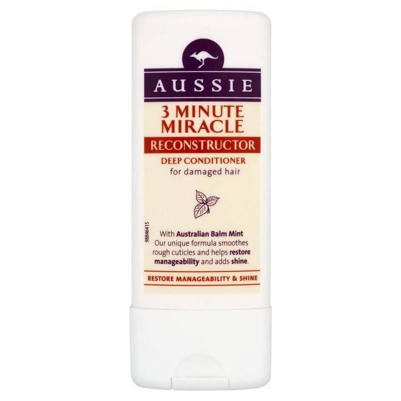 Foto van Aussie 3 Minute Miracle Reconstructor For Damaged Hair 75 ml