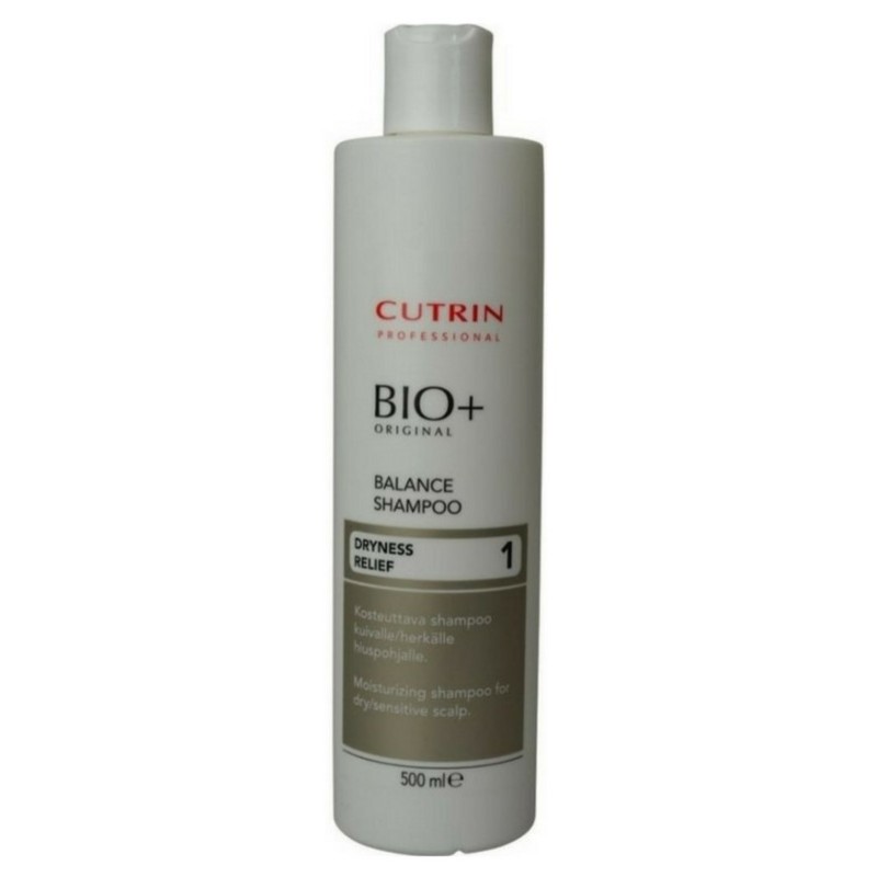 Foto van Cutrin Bio Balance Shampoo Dryness Relief step 1 500 ml