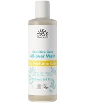 Urtekram No Perfume Baby All-Over Wash Sensitive Care 250 ml