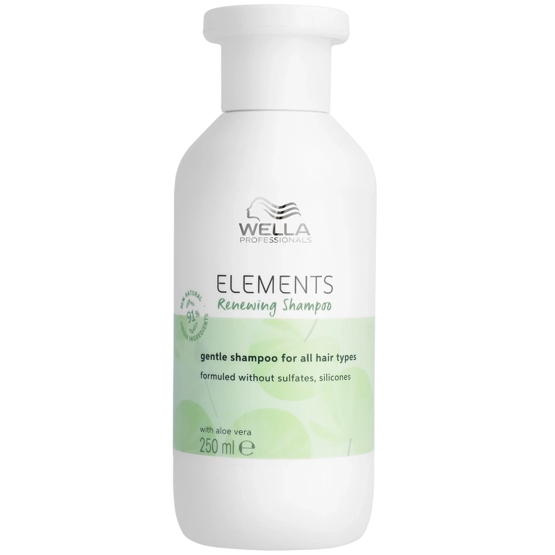 Se Wella Elements Renewing Shampoo 250 ml hos NiceHair.dk