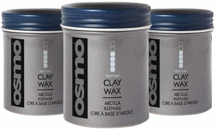 3 x OSMO Essence Clay Wax 100 ml.