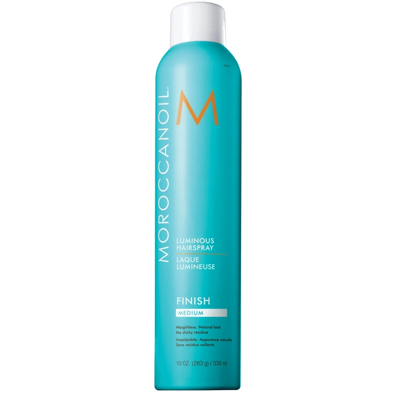 Se Moroccanoil Luminous Hairspray 330 ml - Medium hos NiceHair.dk