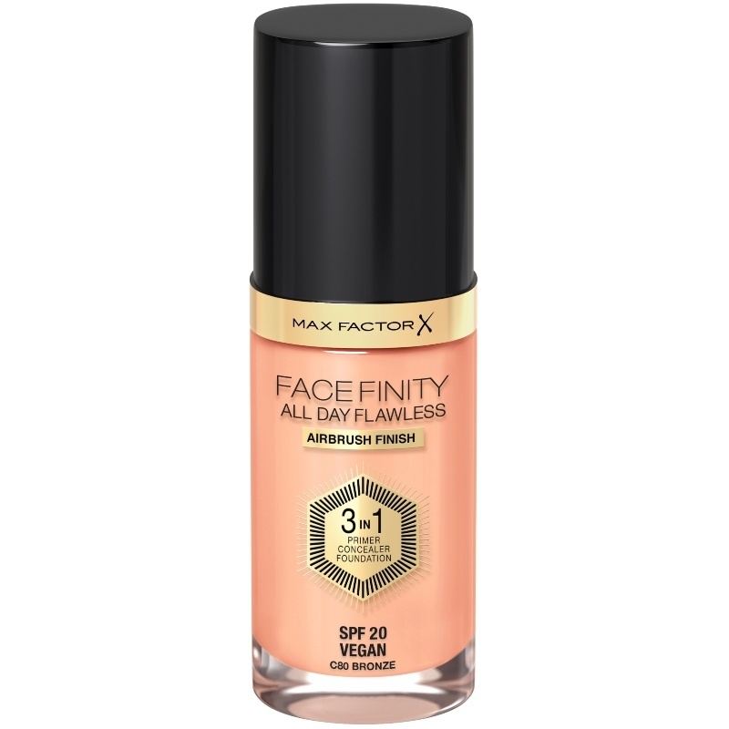 Max Factor Facefinity All Day Flawless 3-In-1 Foundation SPF20 - Bronze 80
