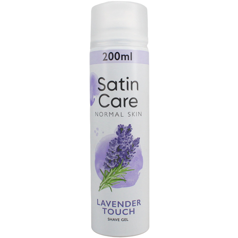 Gillette Satin Care Lavender Touch Shave Gel 200 ml