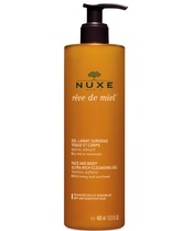 Nuxe Rêve de Miel Face and Body Ultra-Rich Cleansing Gel 400 ml 