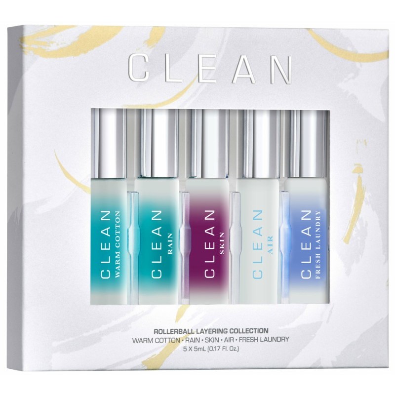 Foto van Clean Perfume Rollerball Layering Collection 5 x 5 ml Limited Edition