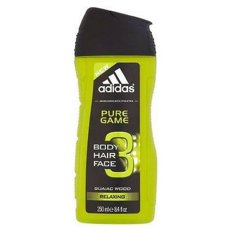 Foto van Adidas Pure Game 3 in 1 Showergel Men 250 ml