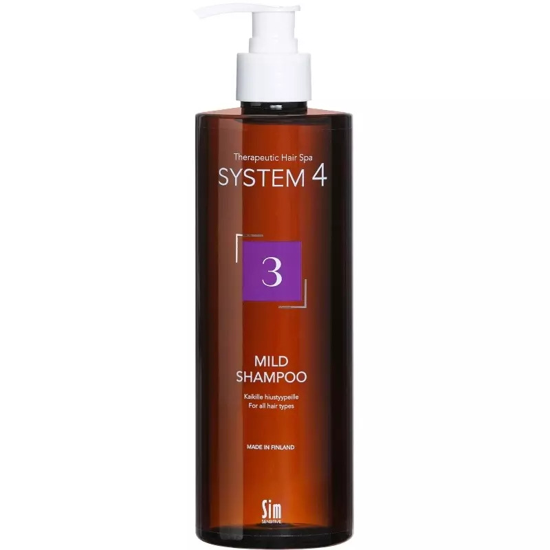 System 4 3 Mild Shampoo For All Hair Types 500 ml