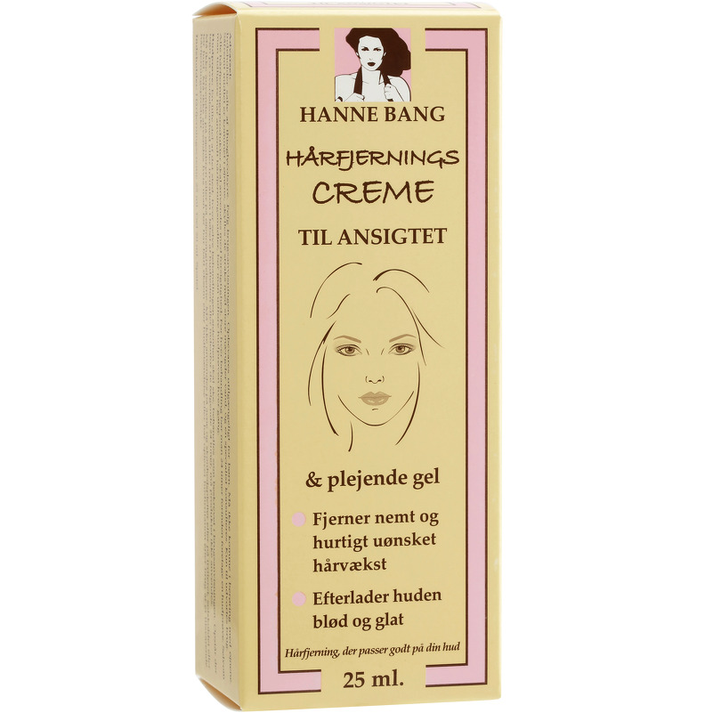 Hanne Bang Hårfjerningscreme til ansigtet, 25ml.