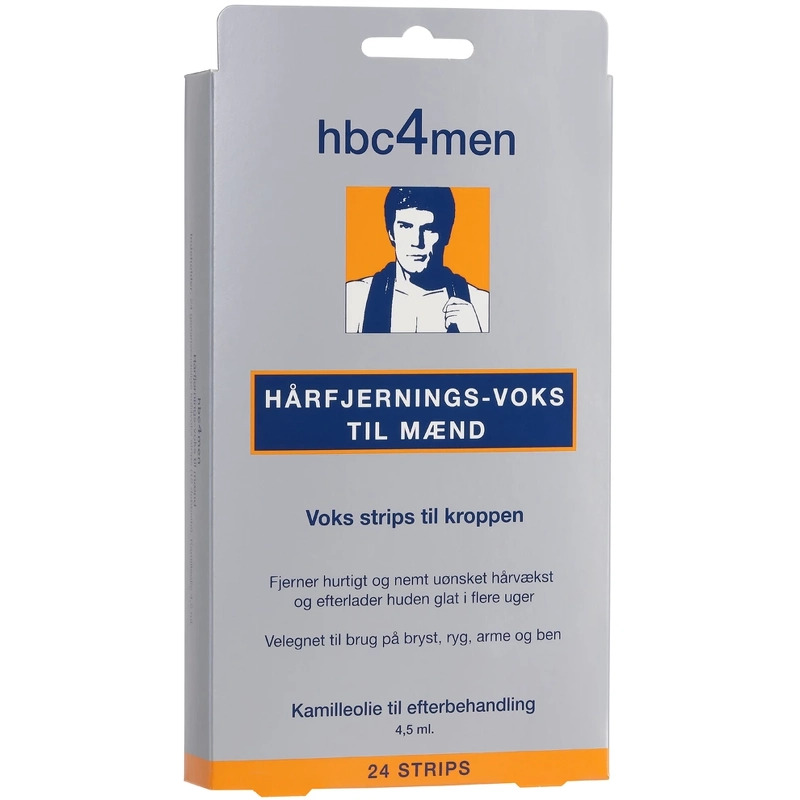 Billede af Hanne Bang Hbc4men Hair Removal Wax For Men 24 Strips hos NiceHair.dk