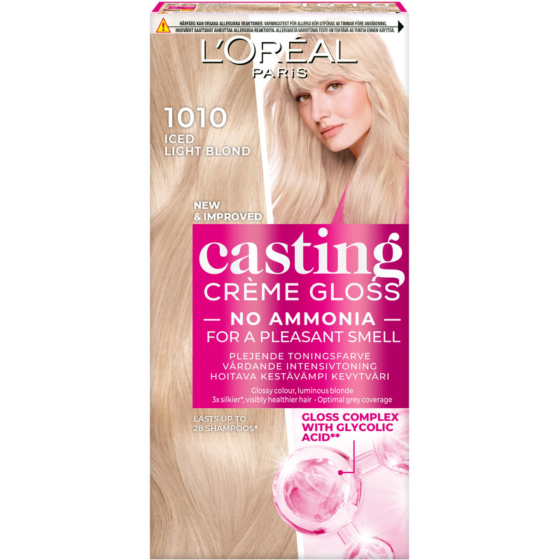 L'Oréal Paris Casting Créme Gloss 180 ml - 1010 Iced Light Blonde