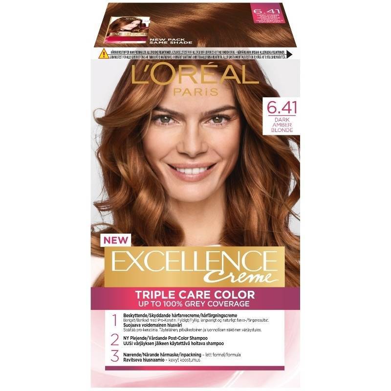 L'Oréal Paris Excellence 6.41 Dark Amber Blonde