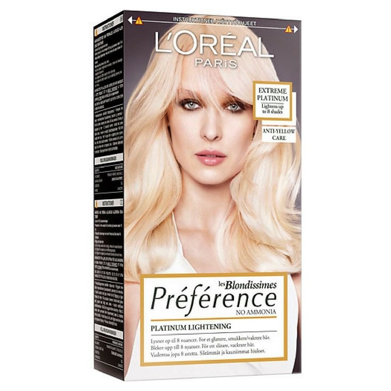 Loreal Blondissimes Colour Chart