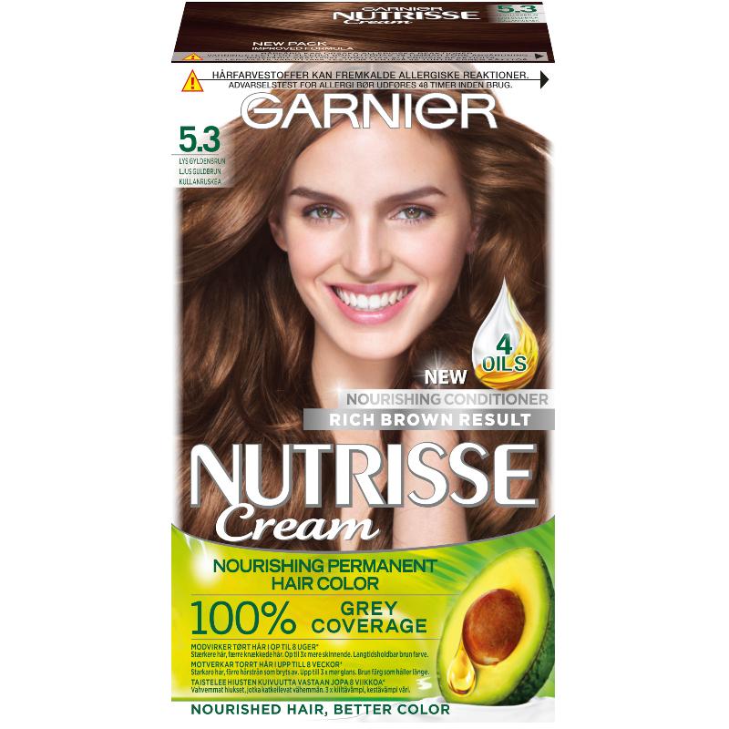 Garnier Nutrisse Cream 5.3 Light Goldenbrown thumbnail
