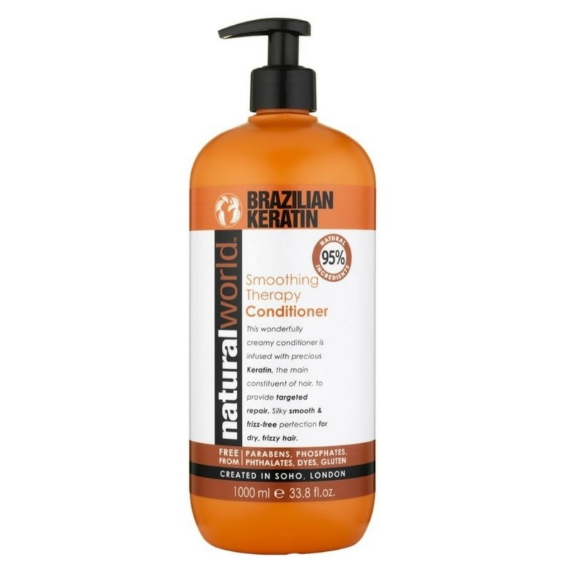 Natural World Brazilian Keratin Smoothing Therapy Conditioner 1000 ml