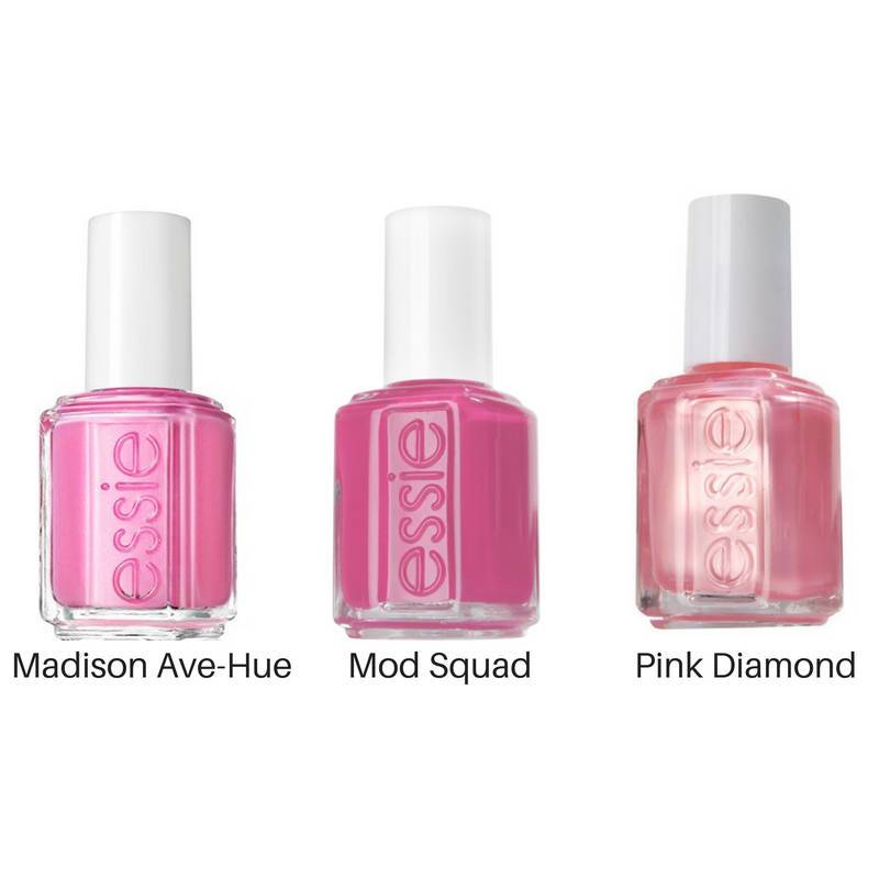 Essie Nail Polish Pink Tilbud 3 stk