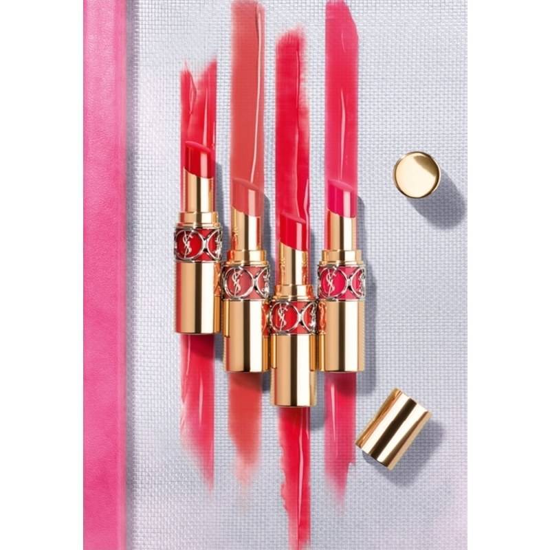 Ysl Rouge Volupte Shine Lipstick 4 Ml 14 Corail In Touch