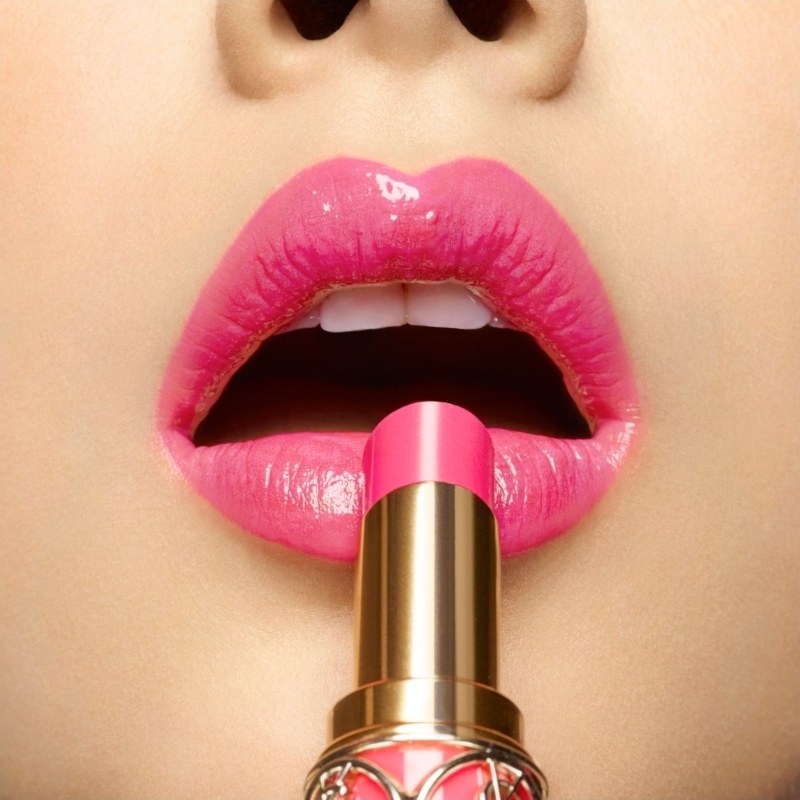 Ysl Rouge Volupte Shine Lipstick 4 Ml 49 Rose Saint German