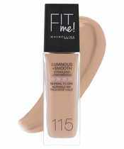 Maybelline Fit Me Luminous + Smooth Foundation - 115 Ivory 