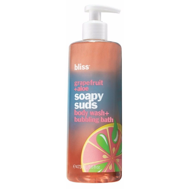 Bliss Grapefruit + Aloe Soapy Suds Body Wash 473 ml (US)