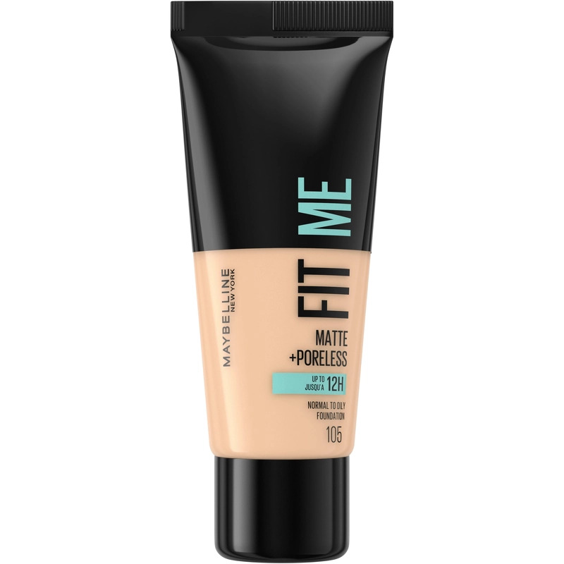 Maybelline Fit Me Matte + Poreless Foundation Normal To Oily 30 ml - 105 Natural Ivory