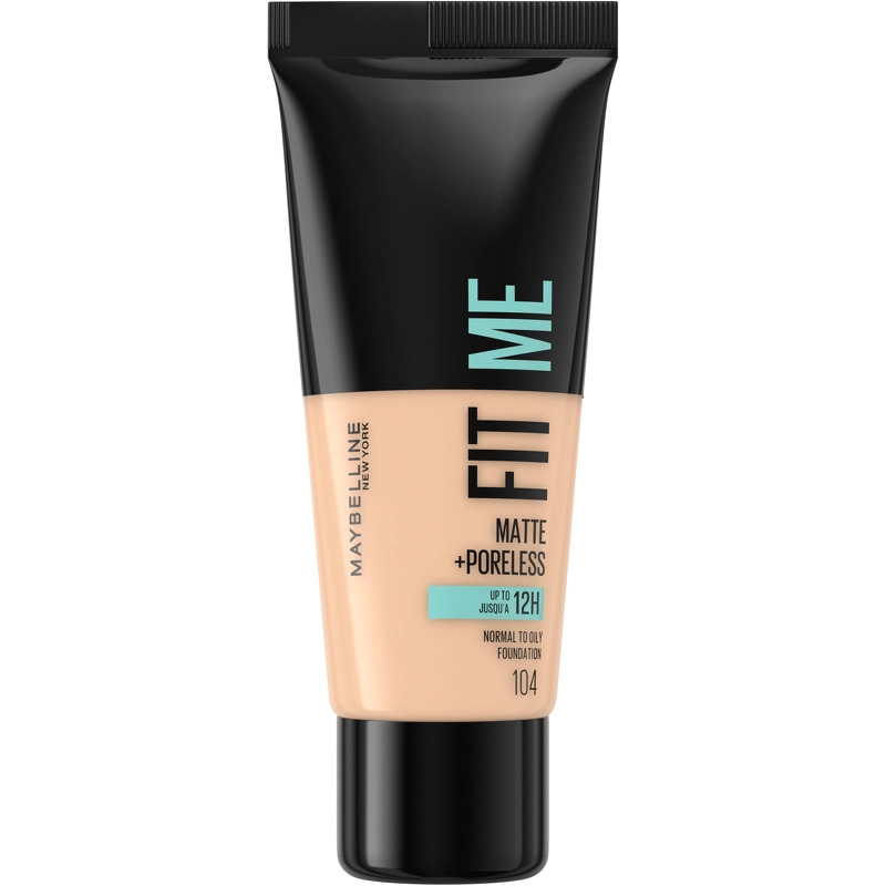 Maybelline Fit Me Matte + Poreless Foundation Normal To Oily 30 ml - 104 Soft Ivory
