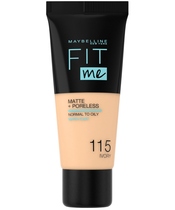 Maybelline Fit Me Matte + Poreless Foundation Normal To Oily 30 ml - 115 Ivory