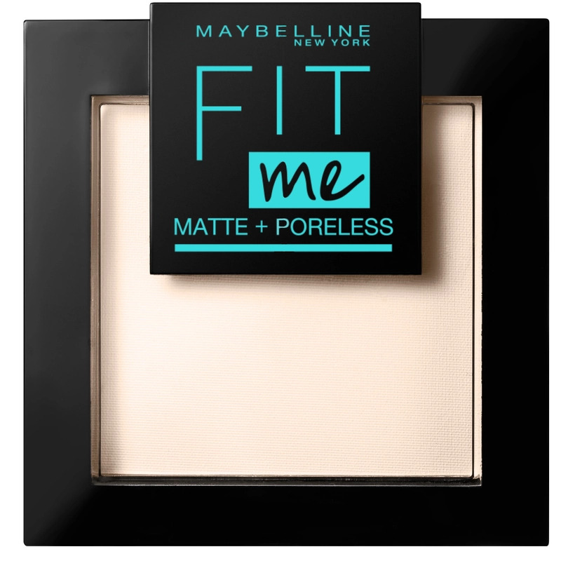 Se Maybelline Fit Me Matte + Poreless Powder 9 gr. - 104 Soft Ivory hos NiceHair.dk