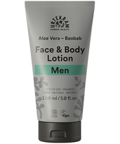 Urtekram Men Face & Body Lotion Aloe Vera - Baobab 150 ml