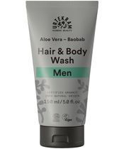 Urtekram Men Hair & Body Wash Aloe Vera - Baobab 150 ml