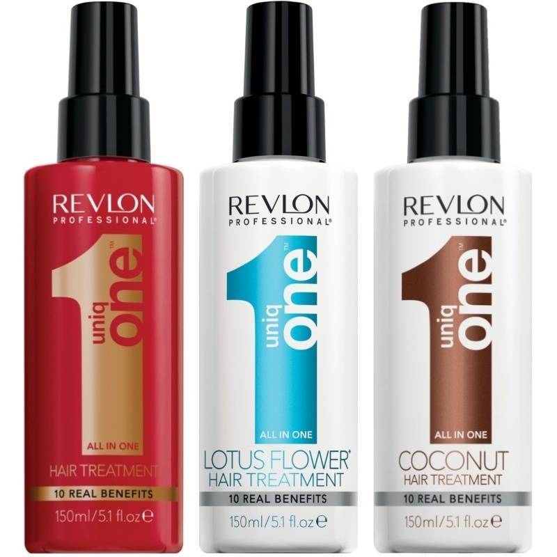 3 x Uniq One All In One Hair Treatment - Select