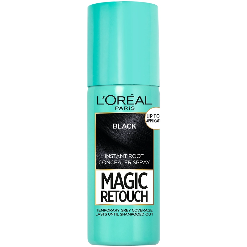 Se L'Oreal Paris Magic Retouch Spray 75 ml - Black hos NiceHair.dk