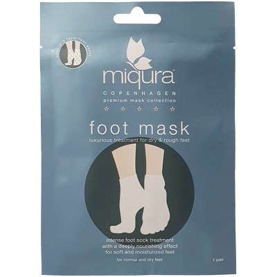 Miqura 2 Layer Foot Mask Socks 1 Pair