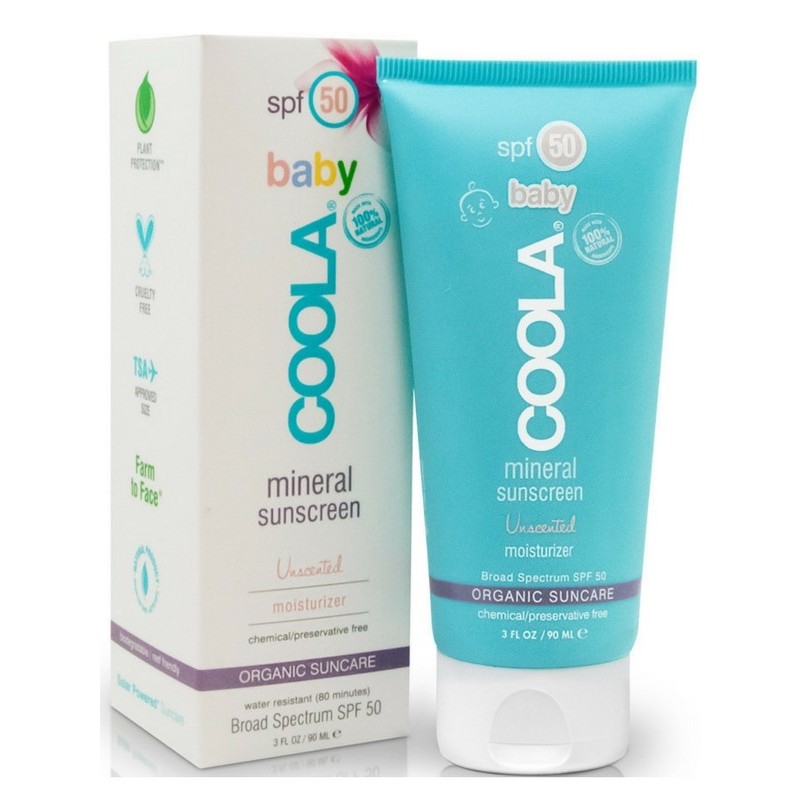 Foto van COOLA Baby Mineral Sunscreen Unscented Moisturizer SPF 50 - 90 ml