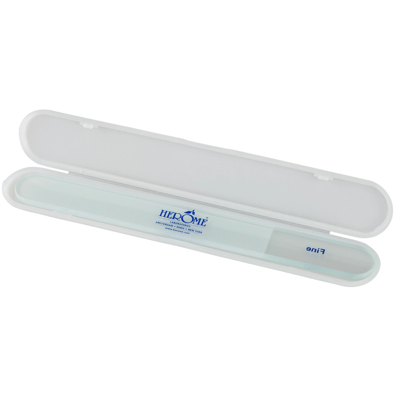 Herome Glass Nail File Large w/ Purse Case