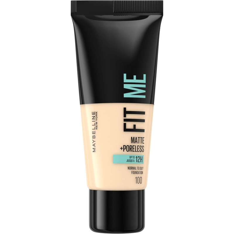 Maybelline Fit Me Matte + Poreless Foundation Normal To Oily 30 ml - 100 Warm Ivory