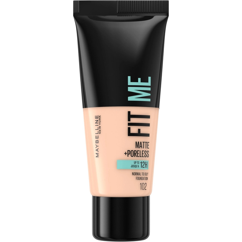 Maybelline Fit Me Matte + Poreless Foundation Normal To Oily 30 ml - 102 Fair Ivory