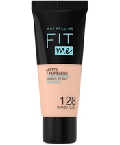 Maybelline Fit Me Matte + Poreless Foundation Normal To Oily 30 ml - 128 Warm Nude