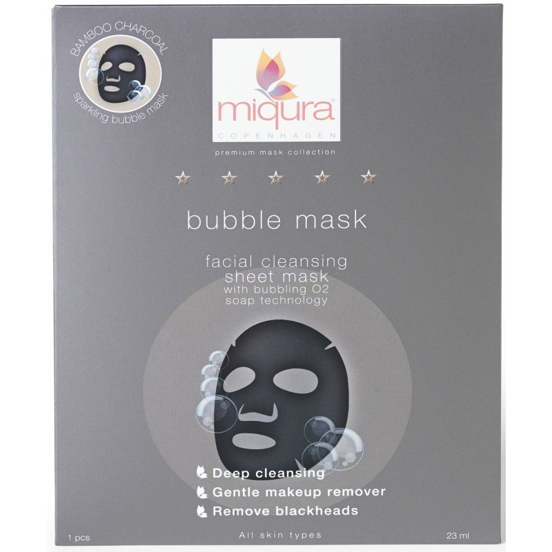 Miqura Bubble Facial Cleansing Sheet Mask 1 Piece thumbnail