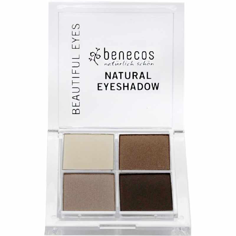 Benecos Natural Quattro Eyeshadow 8 gr. - Coffee & Cream 002 thumbnail