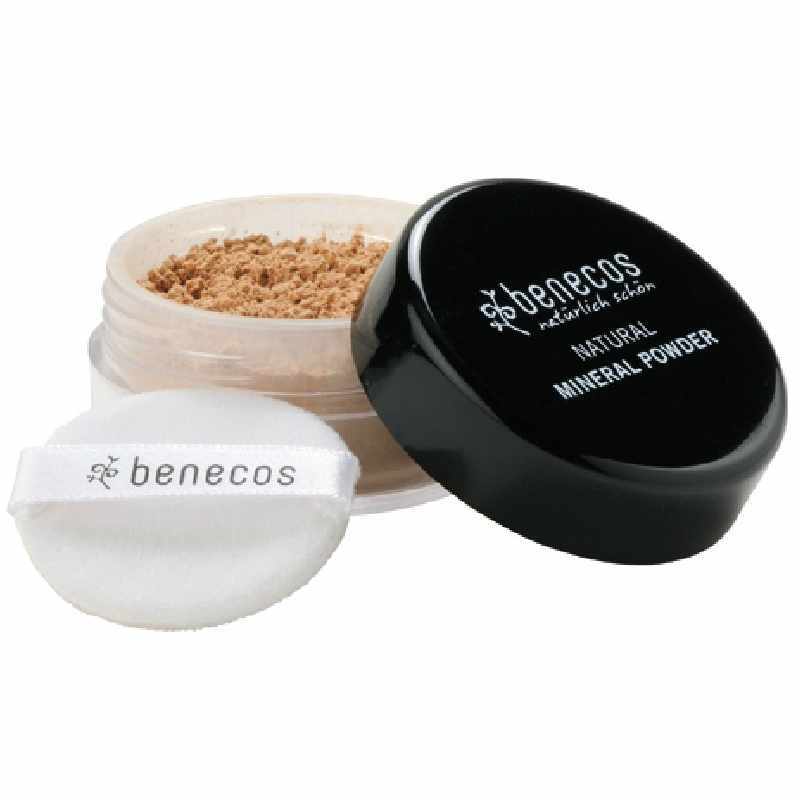 Benecos Natural Mineral Powder 10 gr. - Medium Beige thumbnail