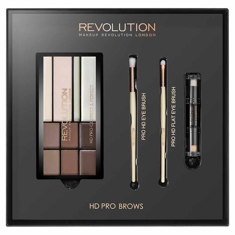 Makeup Revolution HD Pro Brows Gift Set (Limited Edition)