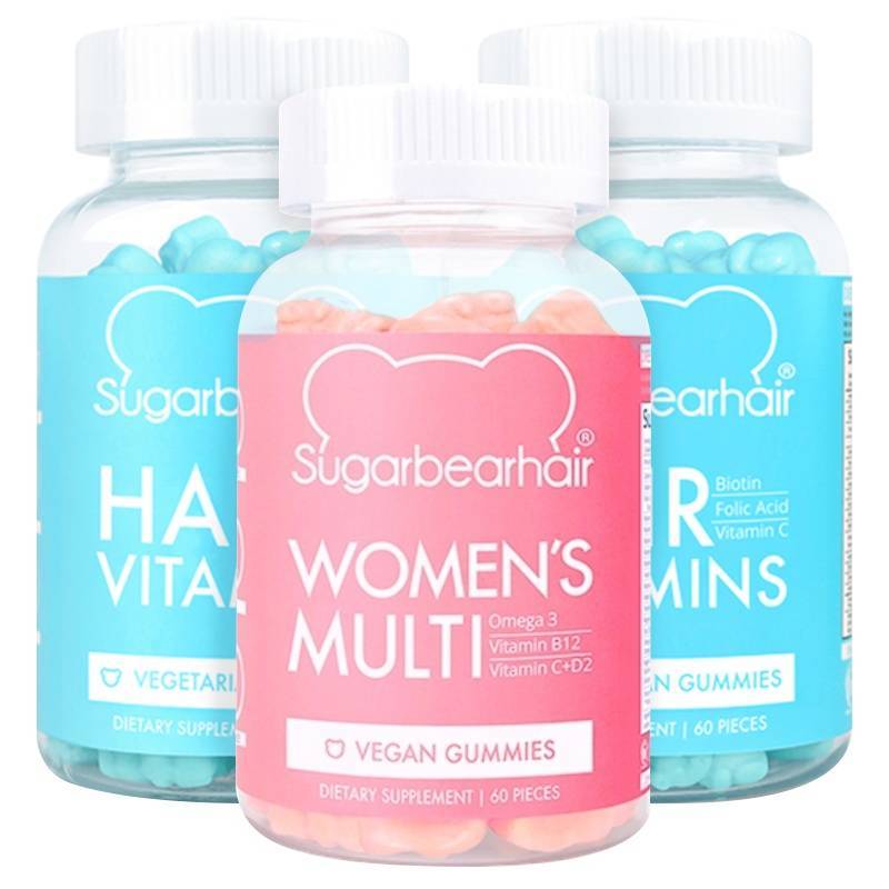 Sugarbearhair Hair Vitamins/Women's Multi Vitamins 3 x 60 Pieces thumbnail