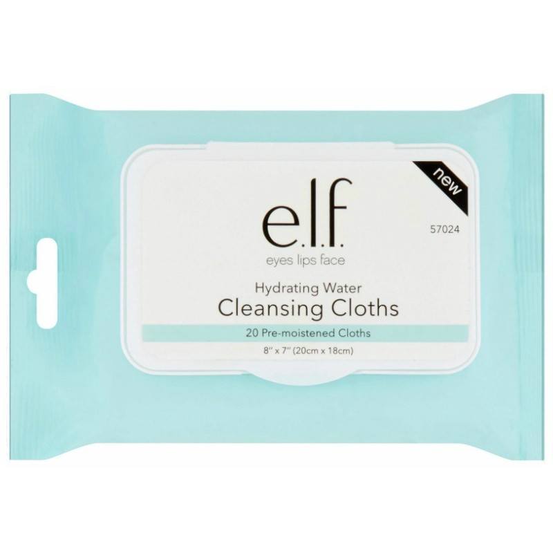 elf Cosmetics Hydrating Water Cleansing Cloths 20 Pieces thumbnail