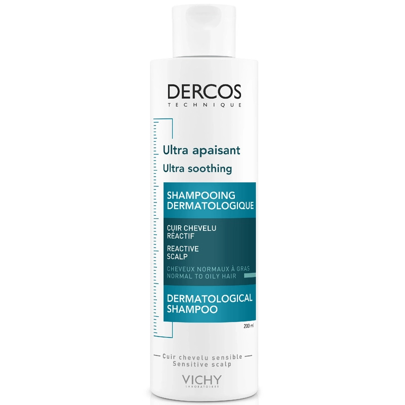 8: Vichy Dercos Technique Ultra Soothing Shampoo Normal/Oily Hair 200 ml