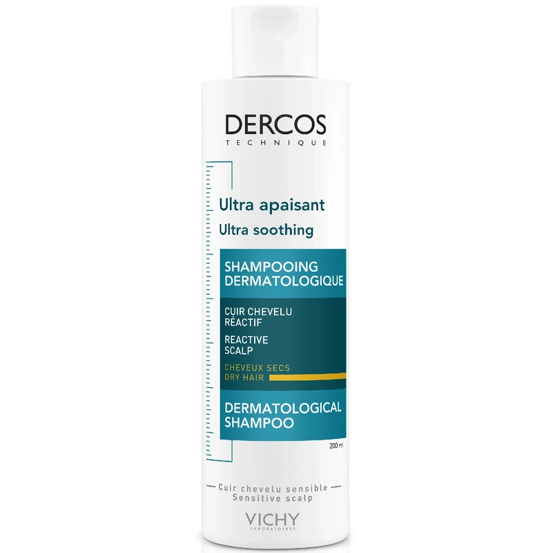 #1 - Vichy Dercos Technique Ultra Soothing Shampoo Dry Hair 200 ml