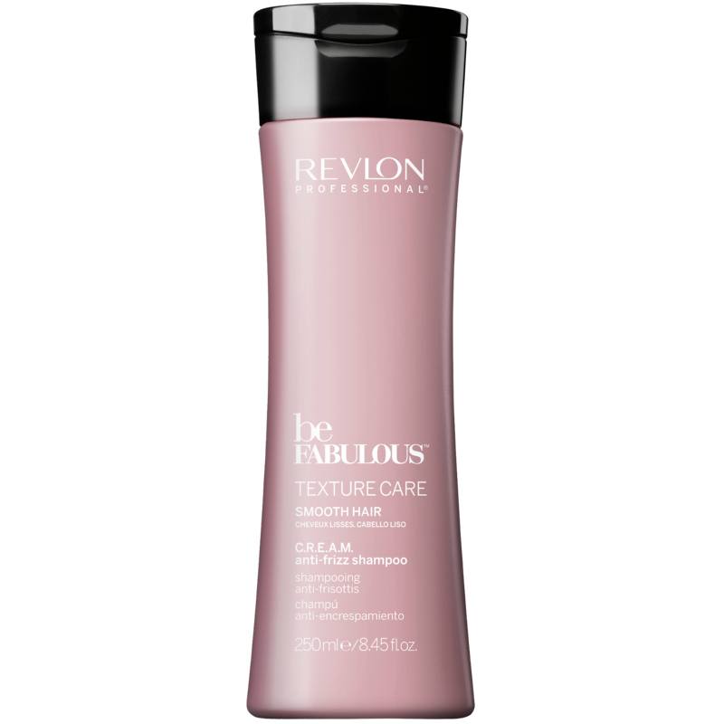 Revlon Be Fabulous Texture Care Smooth Hair C R E A M Anti Frizz Shampoo 250 Ml