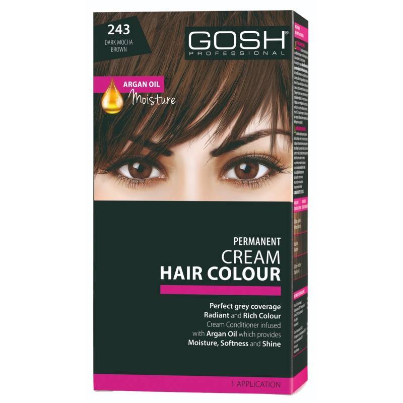 Gosh Hair Colour 243 Dark Mocha Brown 5 3