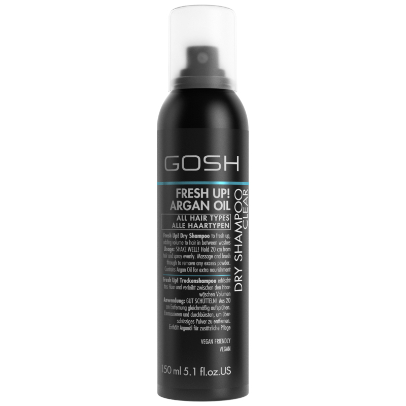 8: GOSH Fresh Up Dry Shampoo Argan Oil 150 ml