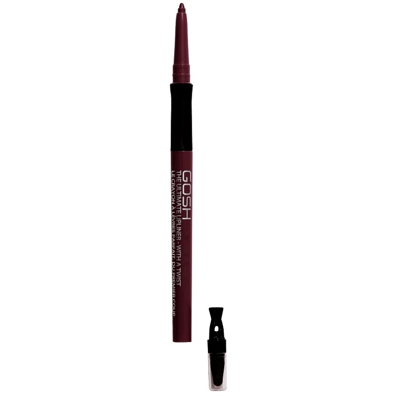 GOSH The Ultimate Lipliner With A Twist Waterproof 0,35 gr. - 006 Mysterious Plum thumbnail